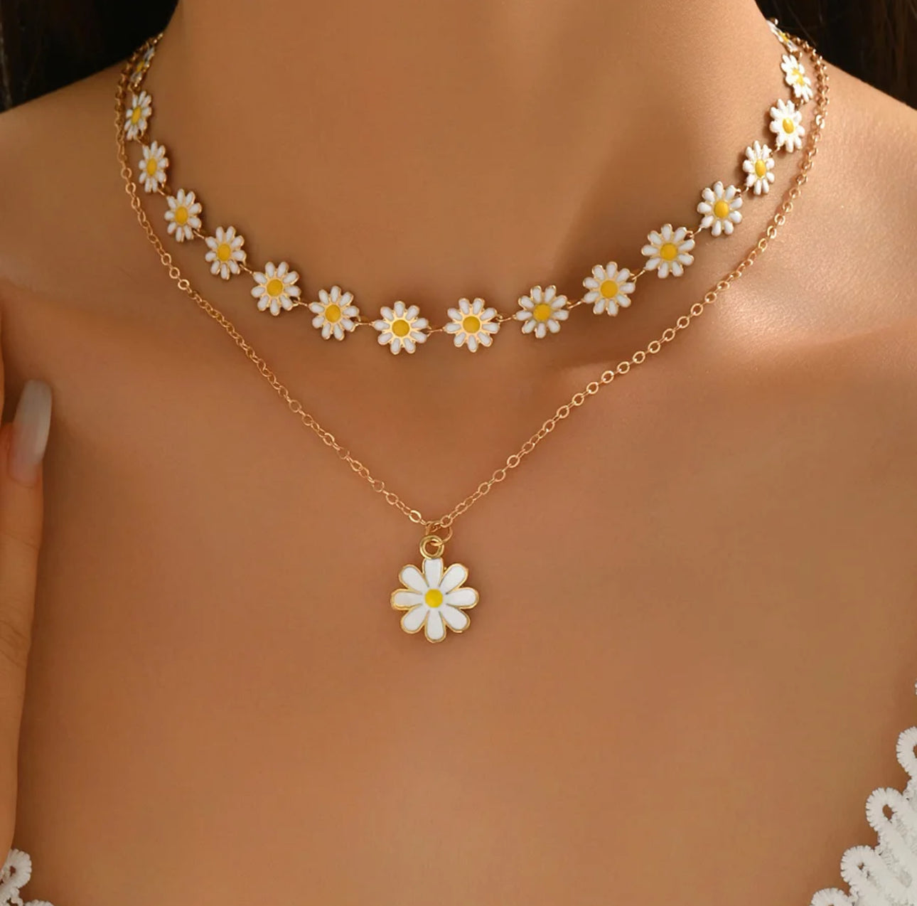 Collier marguerite